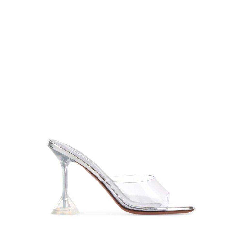 Amina Muaddi Women Transparent Pvc Lupita Mules